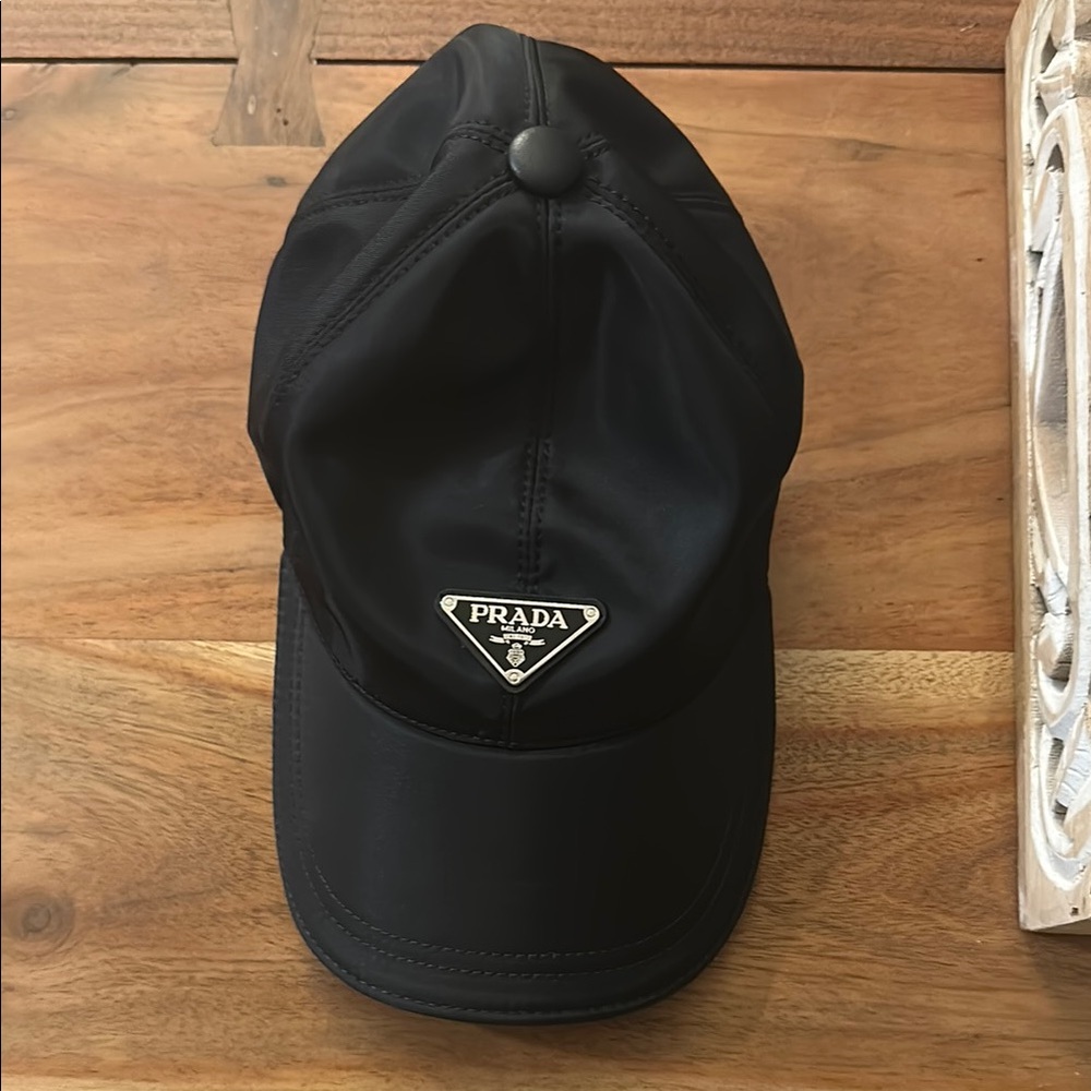 Prada Sleek Black Cap